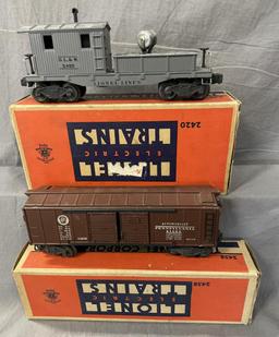 Boxed Lionel 2420 & 2458 Freights