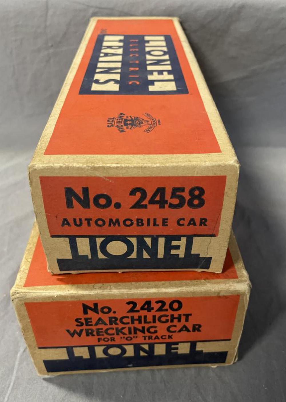 Boxed Lionel 2420 & 2458 Freights