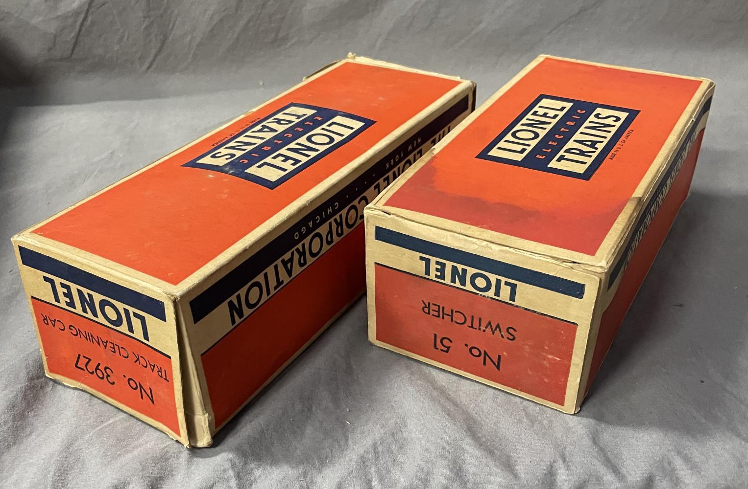 Boxed Lionel 51 & 3927 Motorized Units