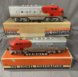 Boxed Early Lionel 2333 SF F3 AA Diesels