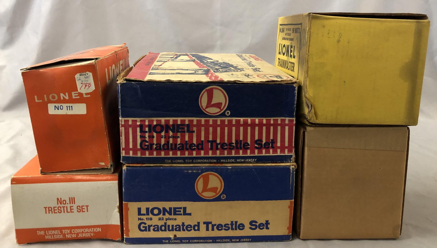 7 Unusual Late Lionel Trestle Set