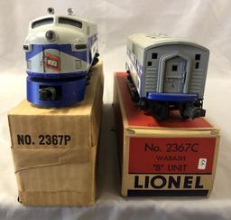 Nice Double Boxed Lionel 2367 Wabash F3s