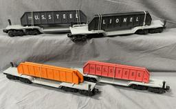 4 Variations Lionel 6418 Girder Cars