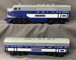 Clean Lionel 2367 Wabash F3 AB Diesels