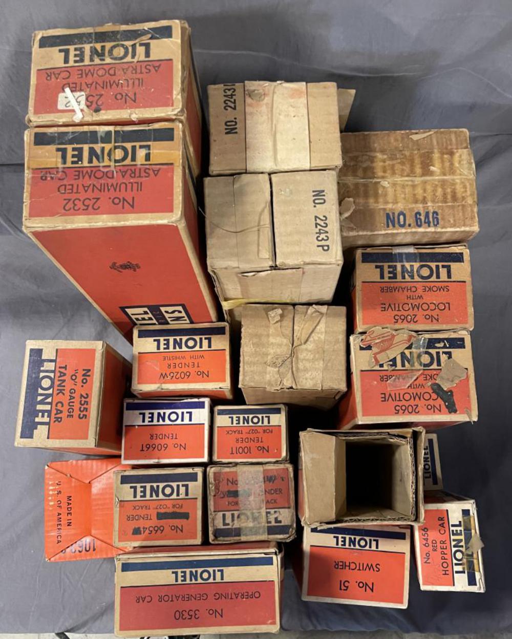 20 EMPTY Lionel Postwar Boxes