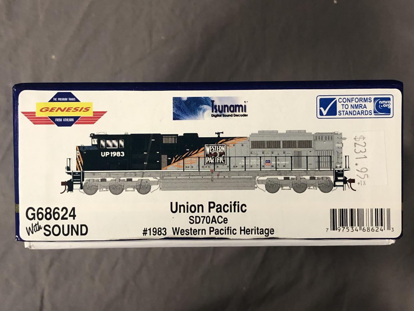 Athearn Genesis G68624 UP SD70ACe w/Sounds