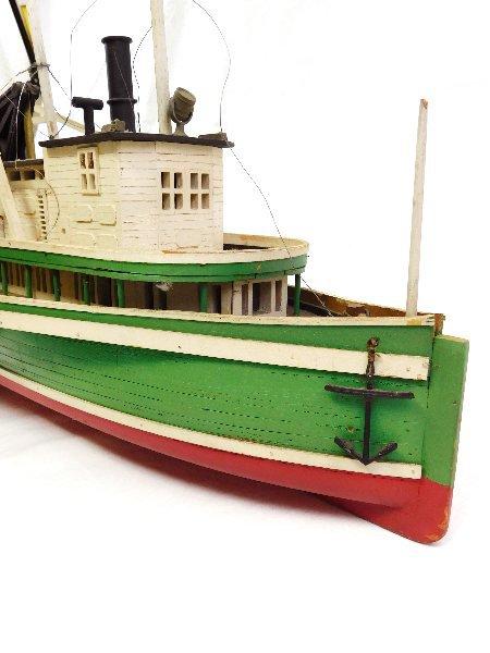 Wooden Steamship 39"L x 14"H x 10.5" w