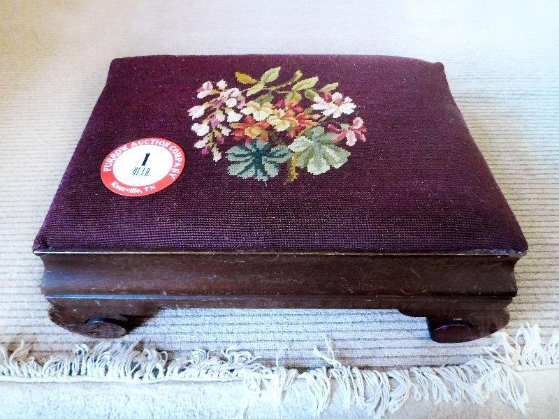 Needlepoint Footstool