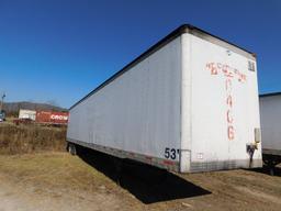 2004 Utility 53' x 102" Dry Van Trailer, Air Ride VIN 1UYVS253