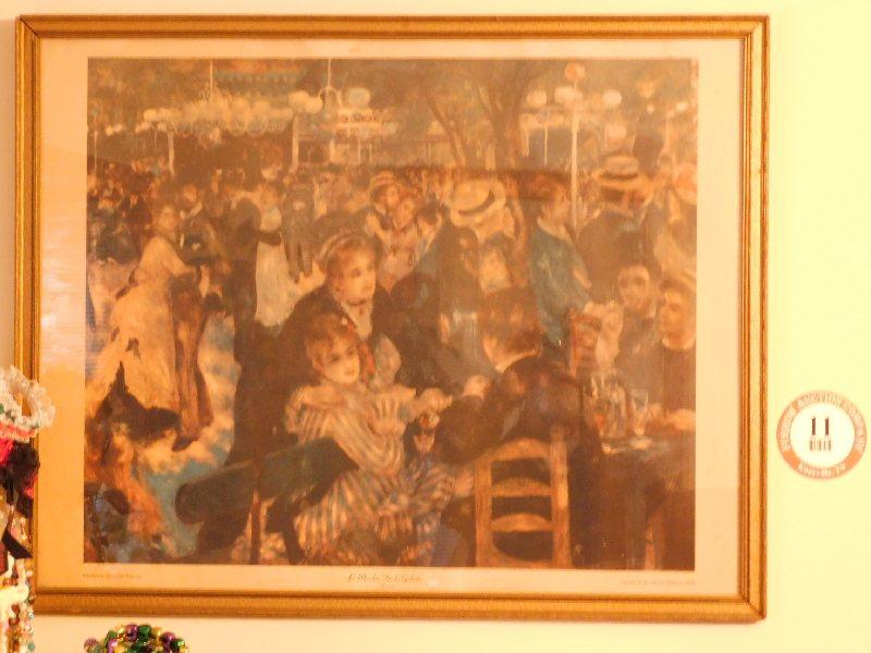 Framed Print Le Moulin De La Galette Renoir