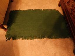 (1) 87" x 62" Area Rug and (1) 36" x 20" Throw Rug