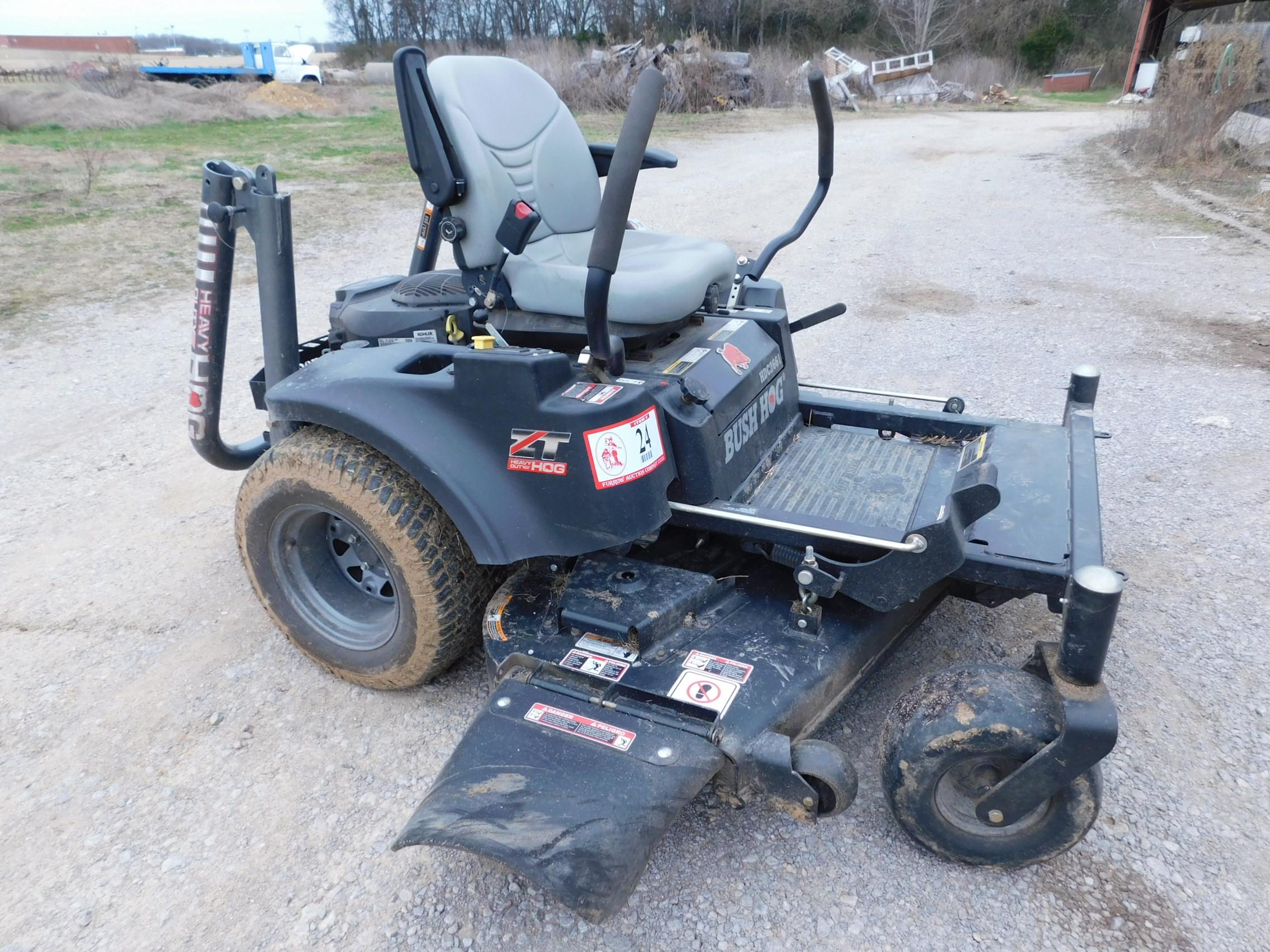 Bush Hog Mdl HDC2661 Zero Turn Mower, w/ Kohler KT745, 747 CC Gas Engine, 5