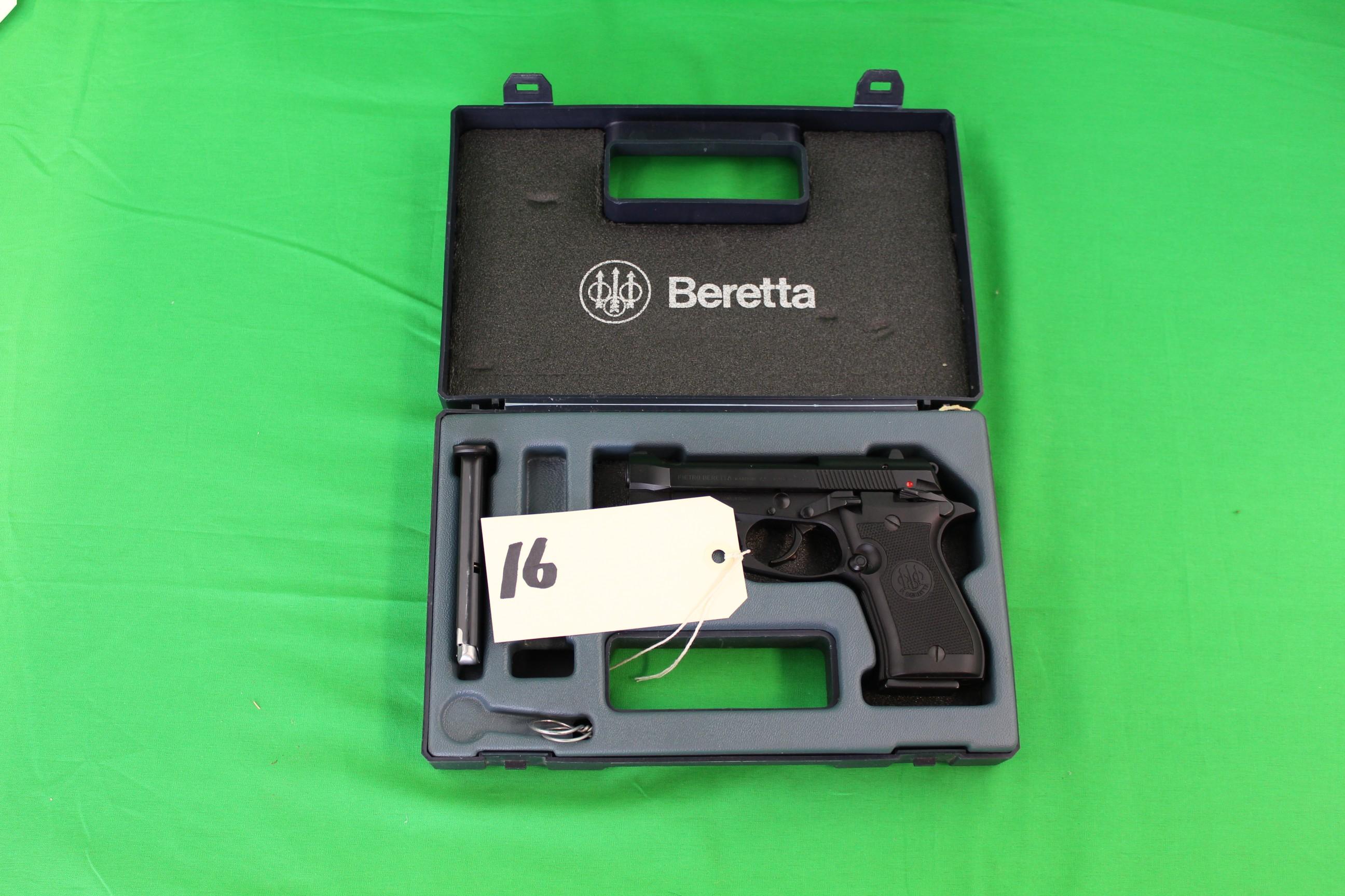 P. Beretta .380 Automatic Pistol, Model 85F s/n F24687Y