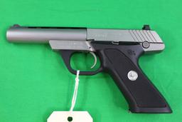 Model Colt .22 Target Pistol, Brushed Stainless Composite Grip, Automatic, s/n PH