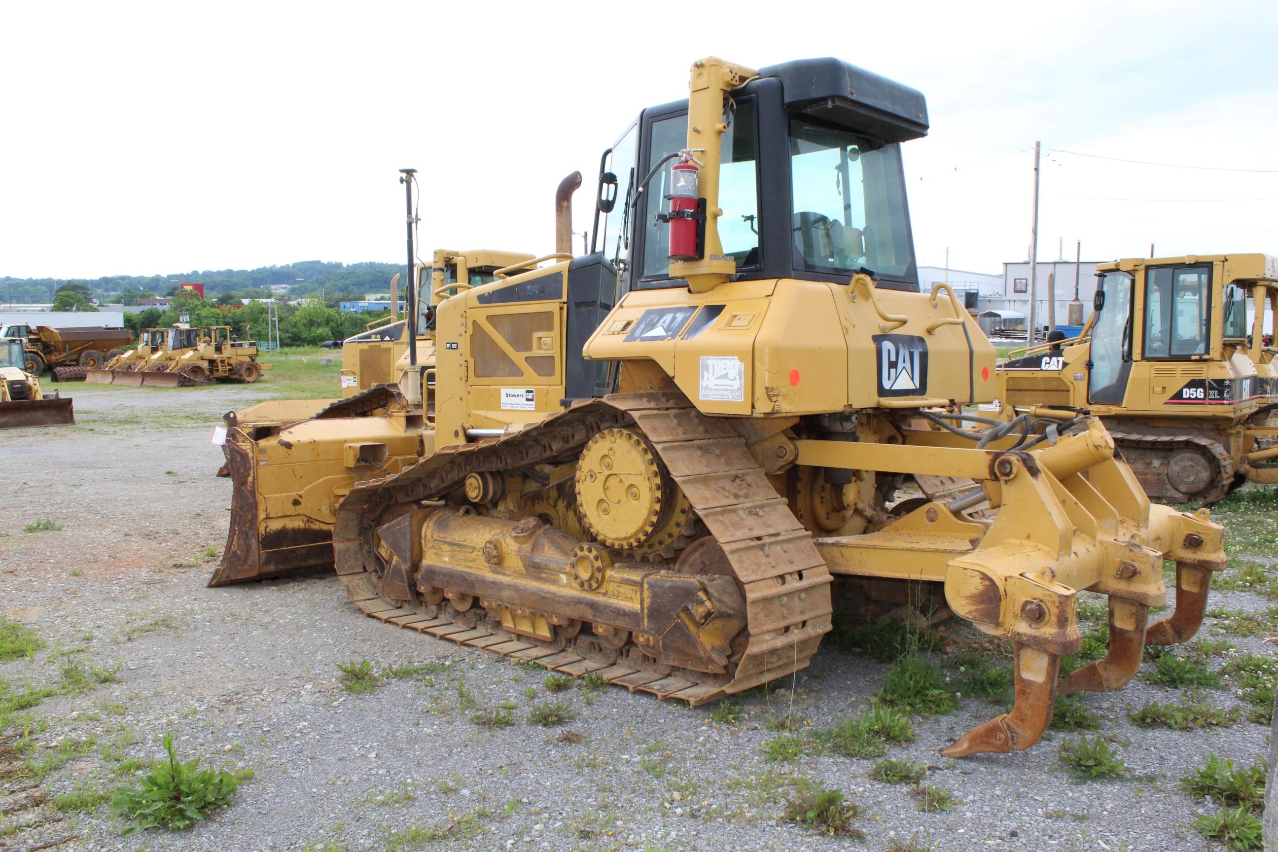 2008 CAT D6N XL Crawler/Dozer, EROPS w/ Heat/Air, 6-Way Blade, Multi-Shank