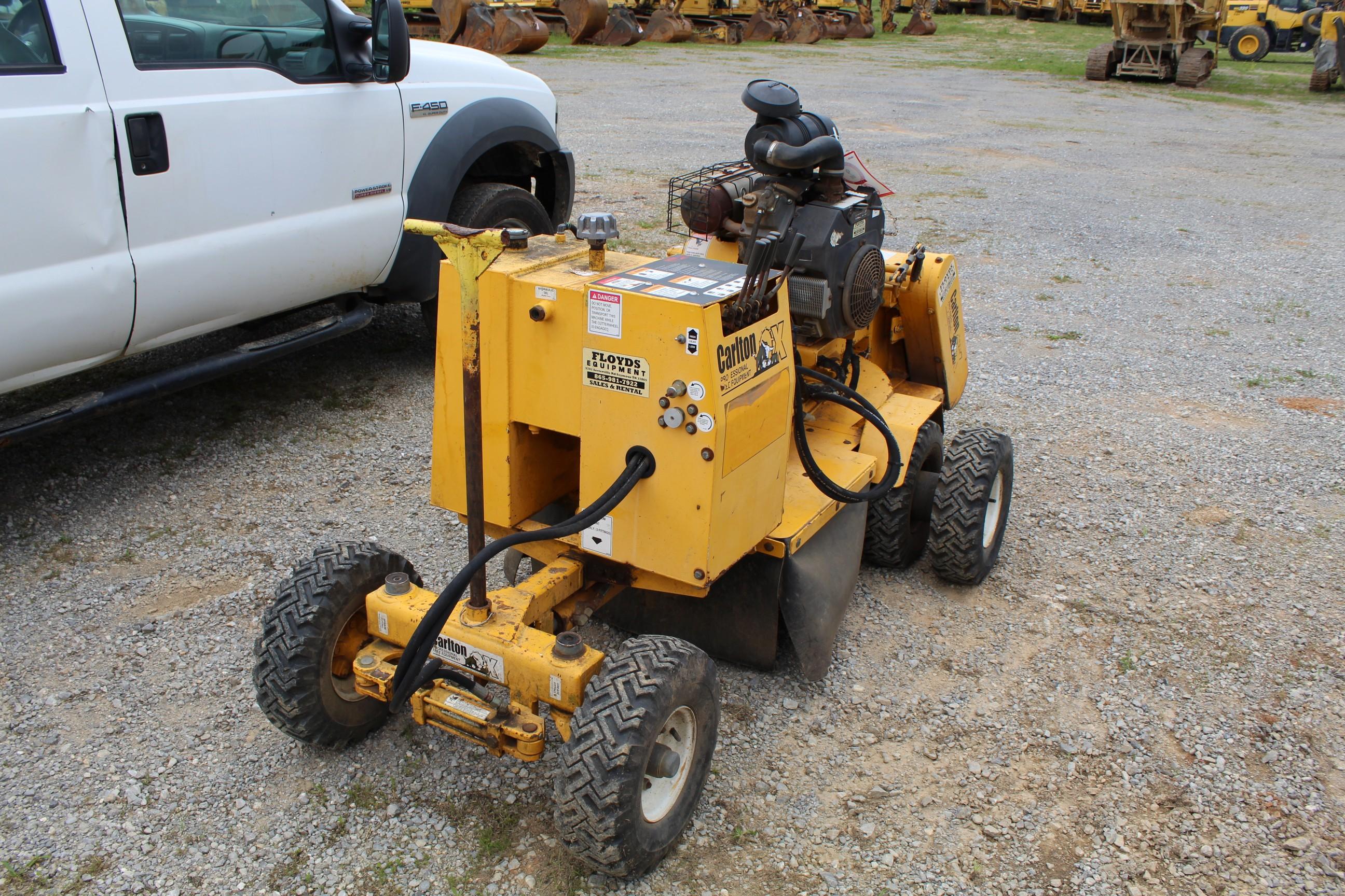 Carlton SP4012 Stump Grinder, 2436 Hrs, Kohler Gas Engine