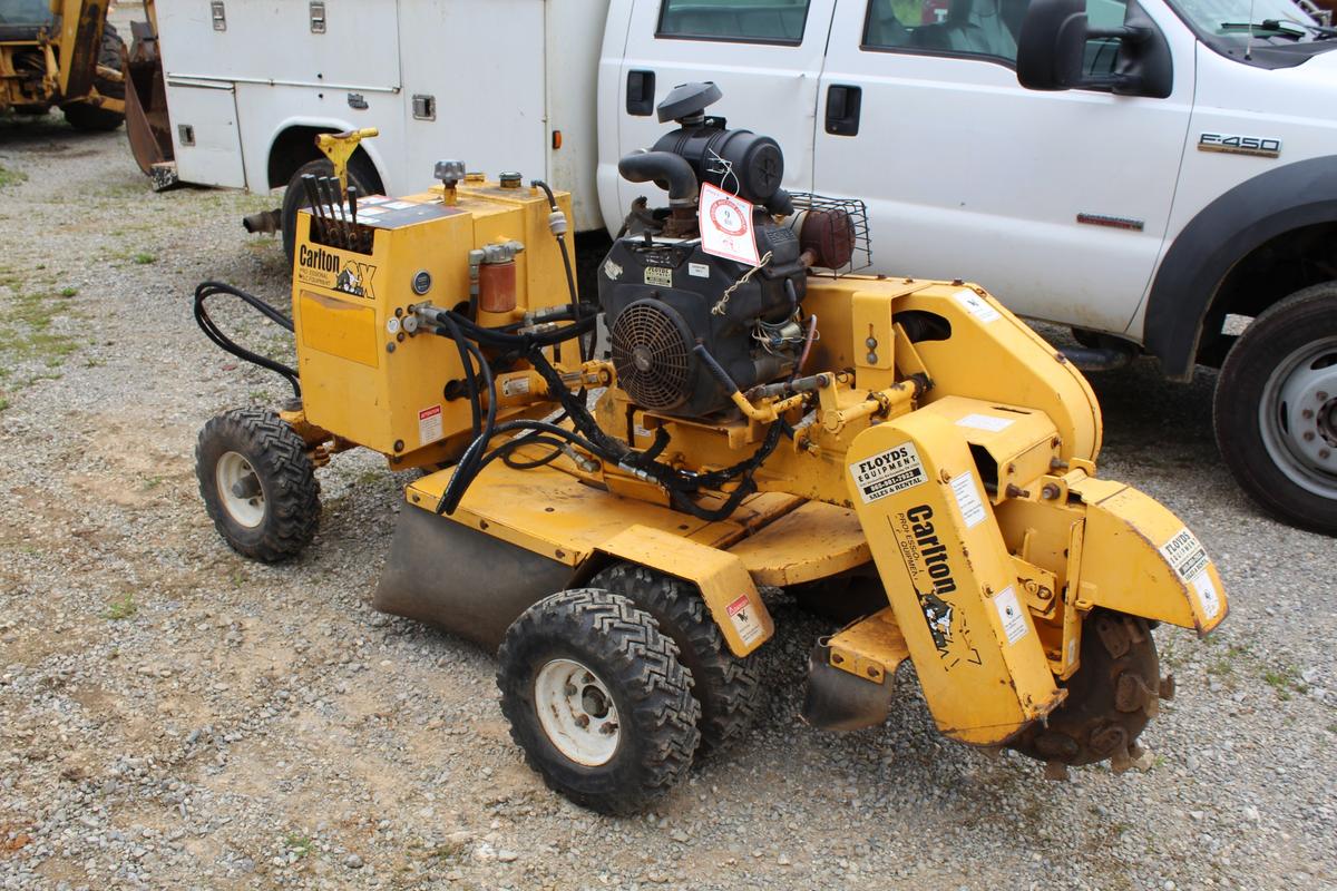 Carlton SP4012 Stump Grinder, 2436 Hrs, Kohler Gas Engine