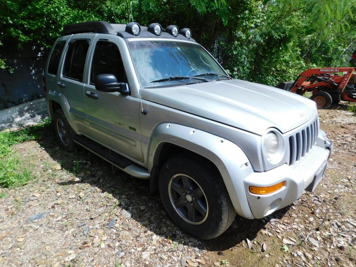 2002 Jeep Liberty, 4WD, Power Windows/Locks, Auto/Air (Not Running)