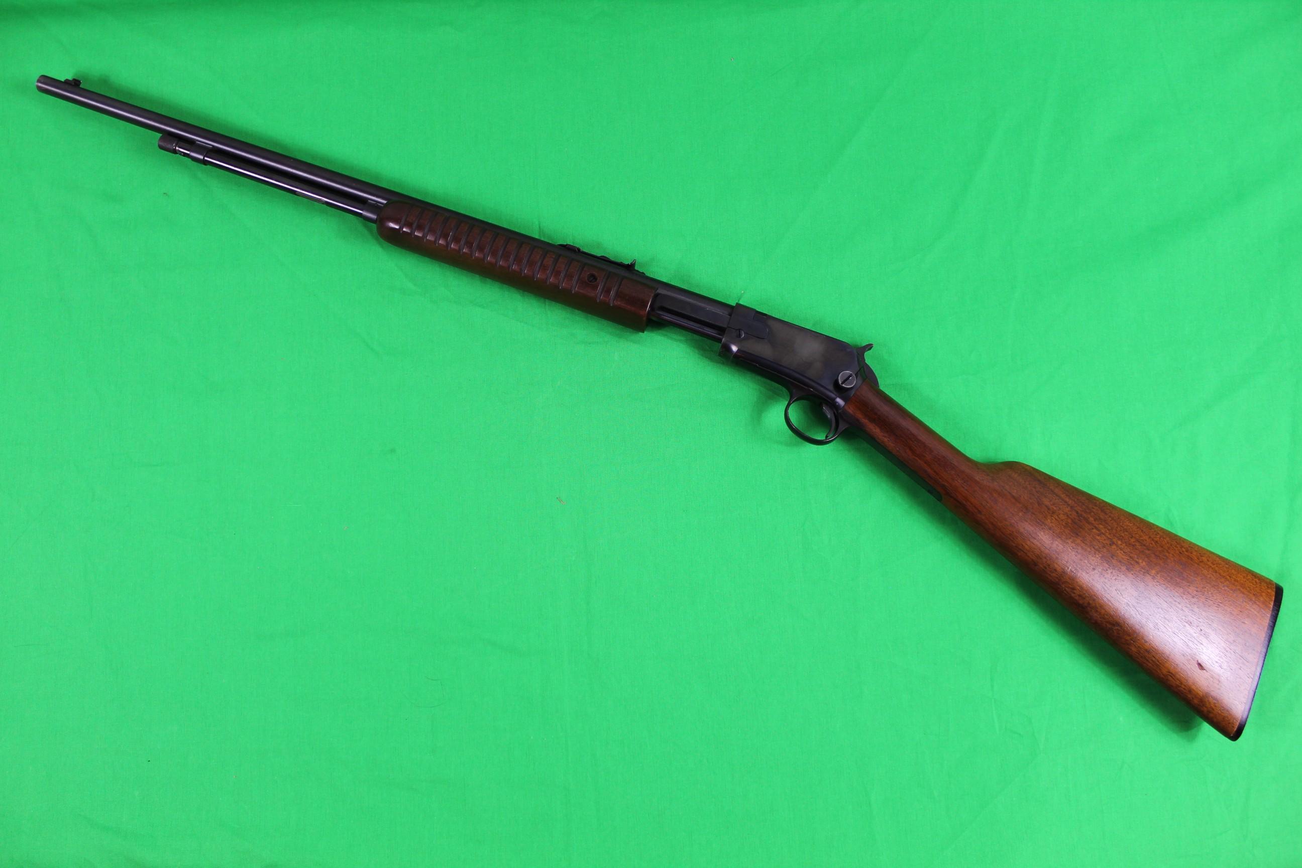 Winchester model 62A slide action rifle, caliber 22 Long Rifle, s/n 367324.