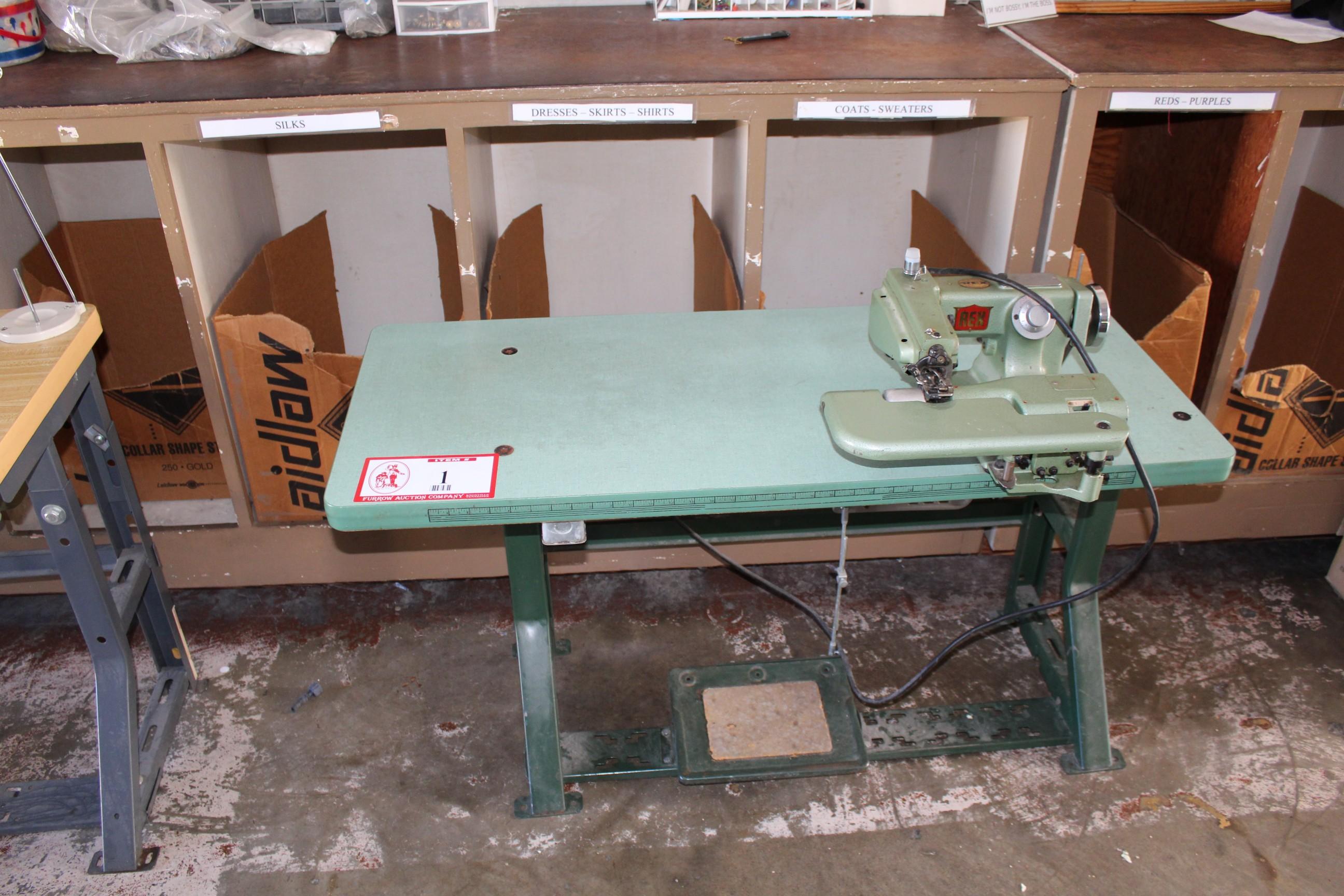 Rex Model 618-C-6 Blind Stitch Sewing Machine