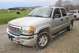 2005 GMC 1500 Crew Cab, 4WD, V-8, Automatic, 198,500 Miles, VIN 1GTEK13T951