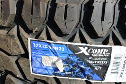 QTY 4) X Comp M/T 37x13.50x22 Tires