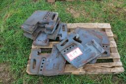 (8) New Holland Tractor Weights