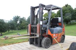 Toyota 7FGCU20 Forklift, Propane, 2-Stage Mast, 7390lb Lift Capacity, 21,29