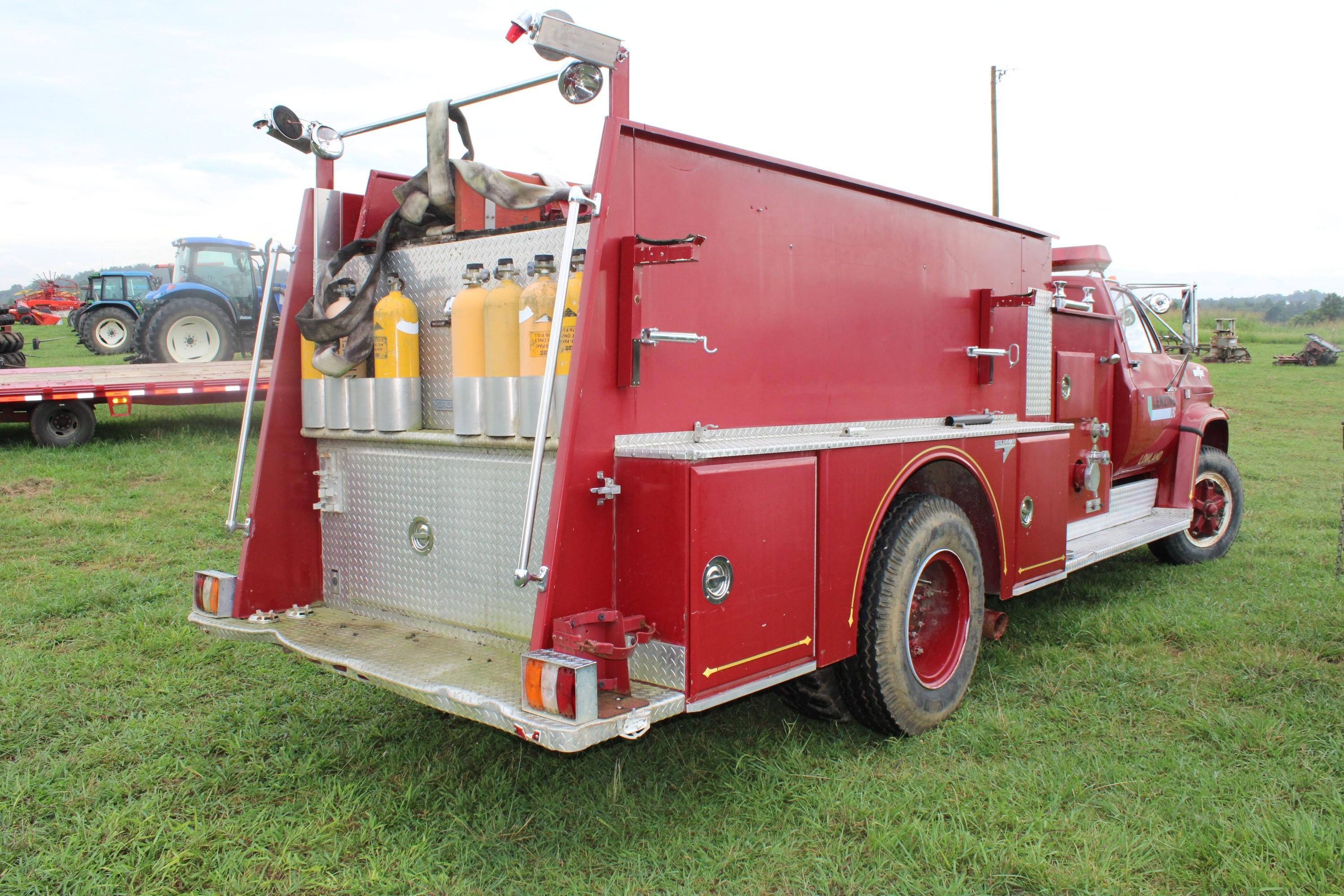 1984 GMC 7000 Fire Truck, Diesel, Automatic Transmission, 15,436 Odometer R