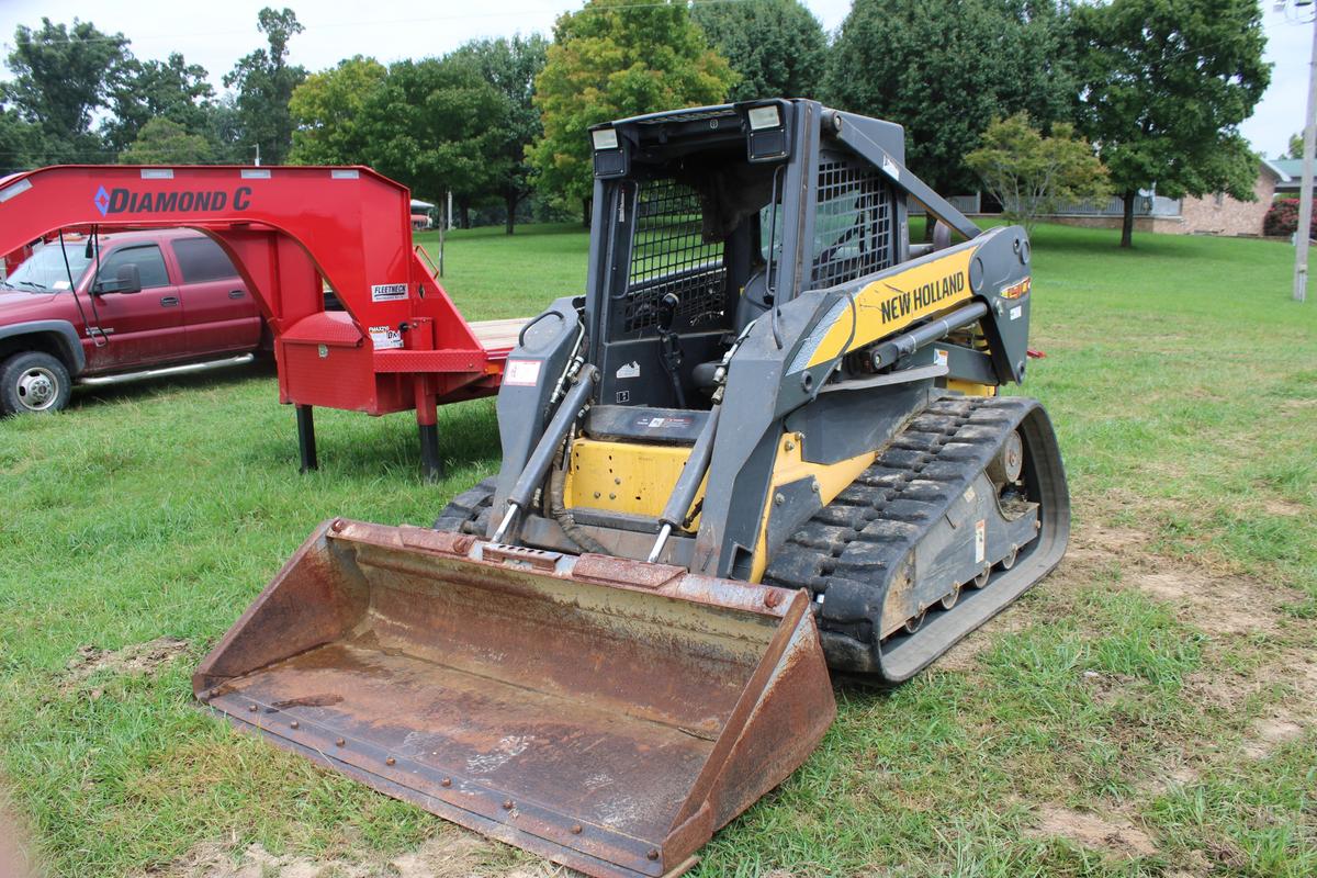 New Holland C190 Skid Steer Loader w/ Rubber Tracks, Hydraulic Quick Attach