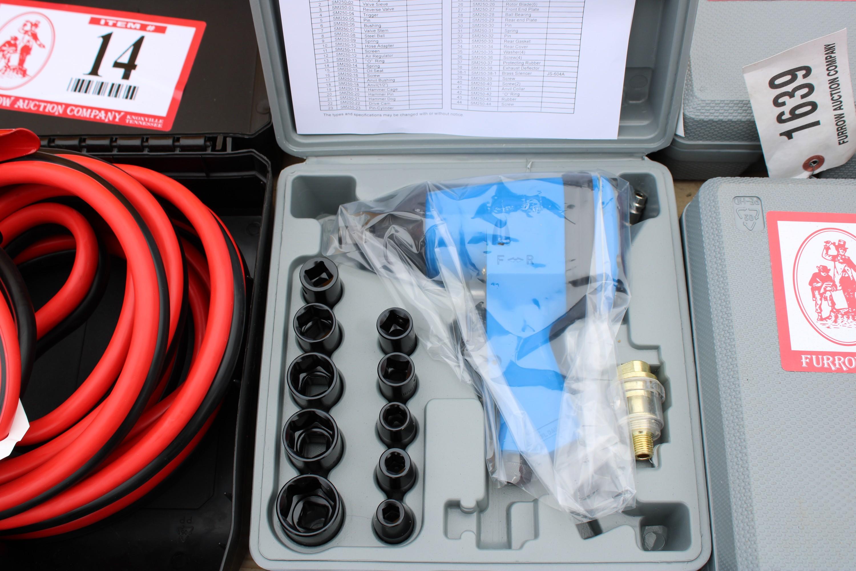 New 1/2" Drive Air Impact Wrench Kit