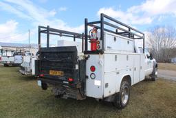 2010 Ford F550 XL Super Duty (Bad Engine) Crew Cab, Service Bed w/ Ladder T