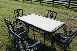 Outdoor Table w/ (5) Chairs