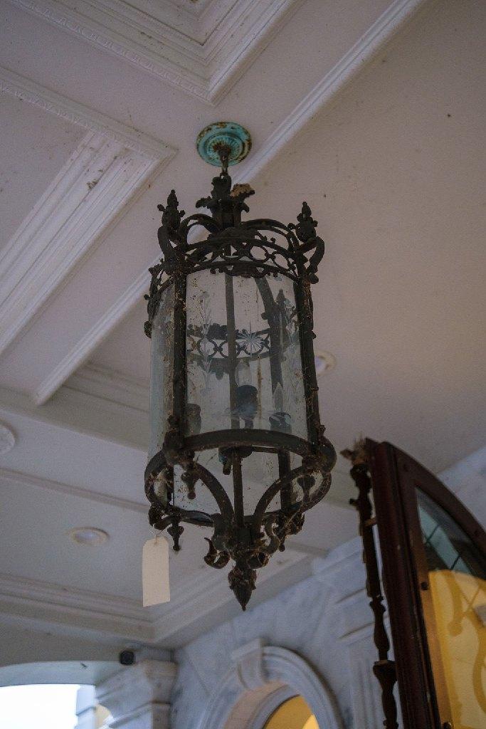 Neoclassical 4 light Lantern, Approx. 40"H x 13"W