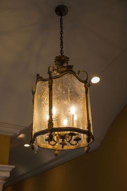 Neoclassical 4 light Lantern, Approx. 40"H x 13"W