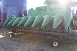 John Deere 893, 8 row corn head, S/N H00893X715696