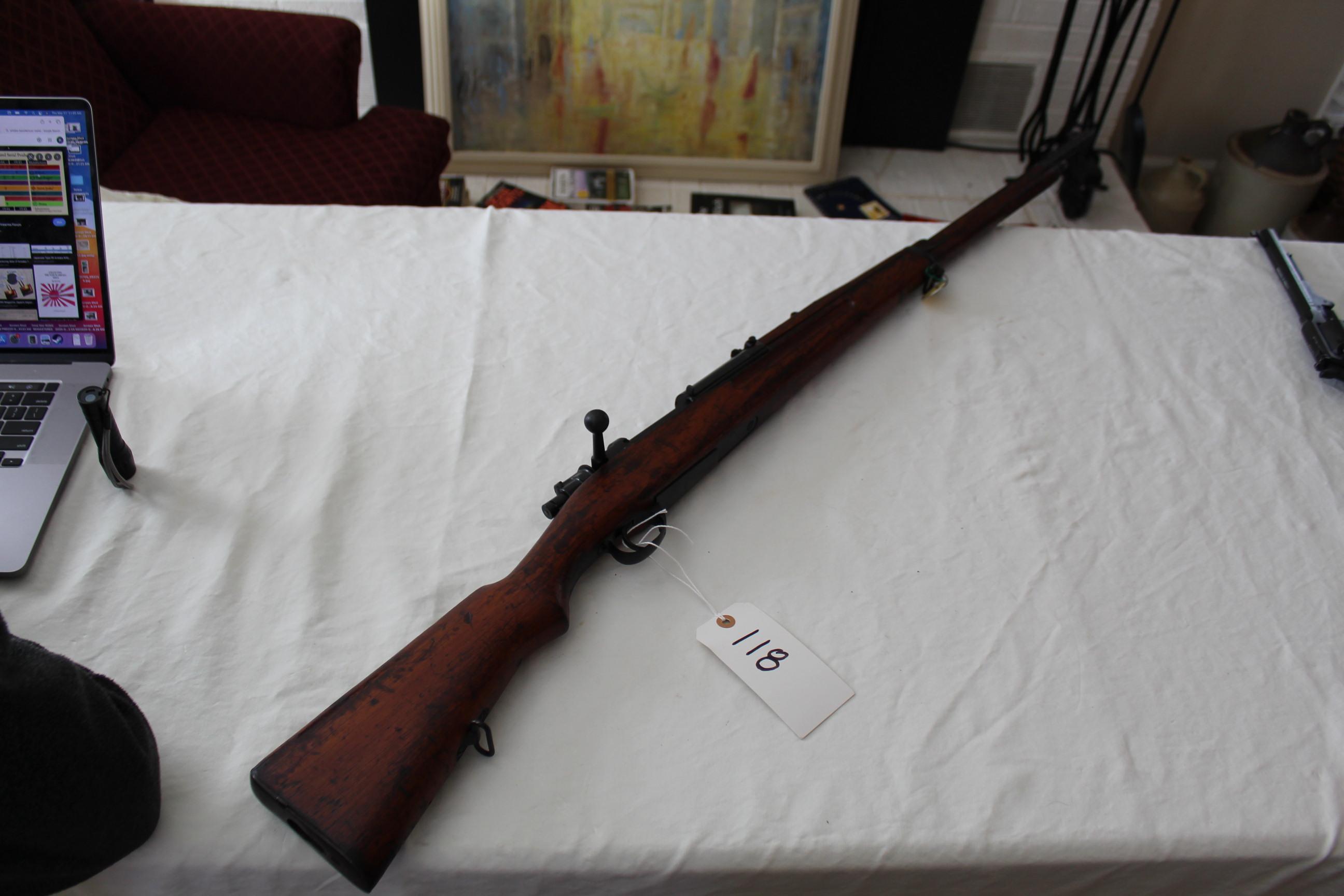 Siamese Mauser,  Kokura markings, 7.7 Japanese (presumed), s/s 36523,  Item