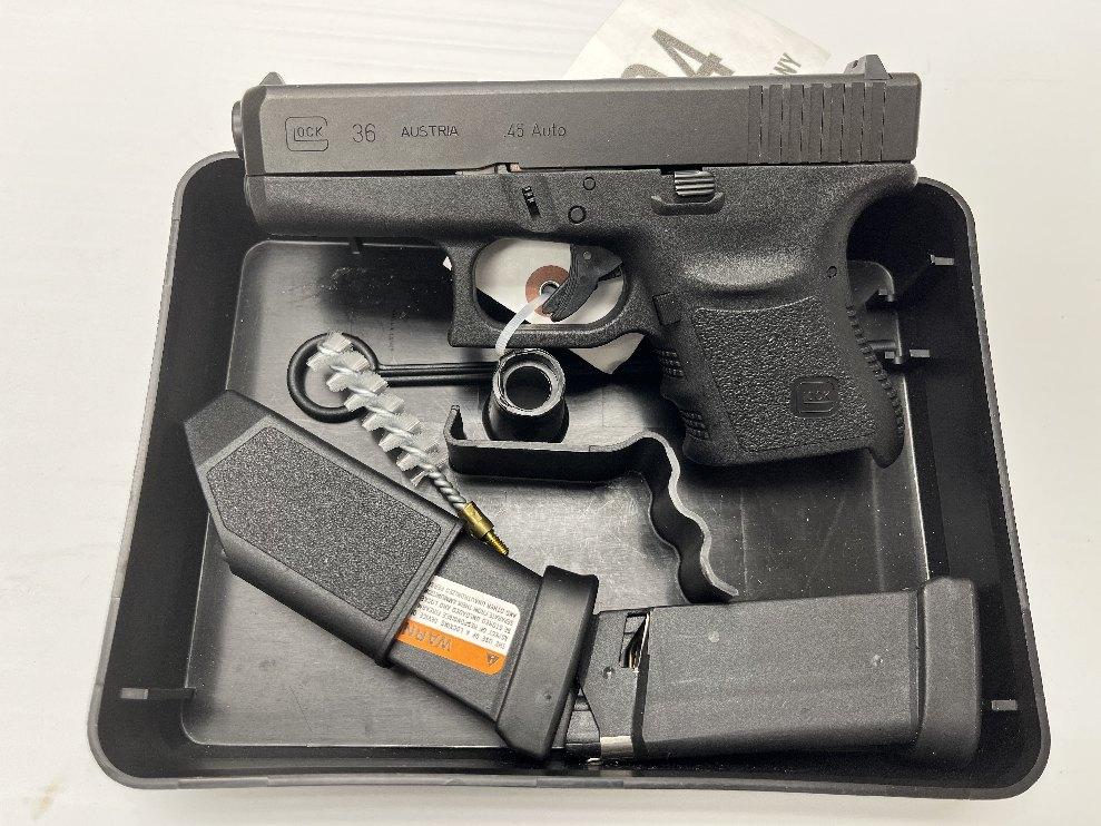 Glock – Mdl 36 - .45 Auto – Serial #EFM641US