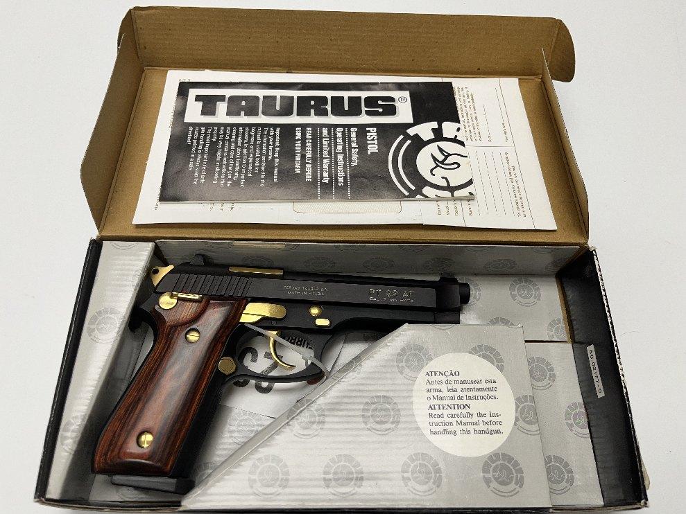 Taurus – Mdl PT-92-AF – 9mm w/Gold Plated Trim – Serial #TSA15641