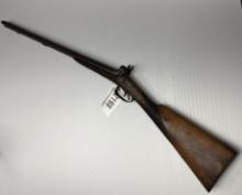 Muzzle Loader – Black Powder – Side by Side Shotgun – No serial number