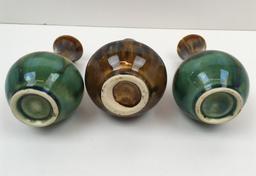 4 PCS OF CHINESE GLAZED POTTERY