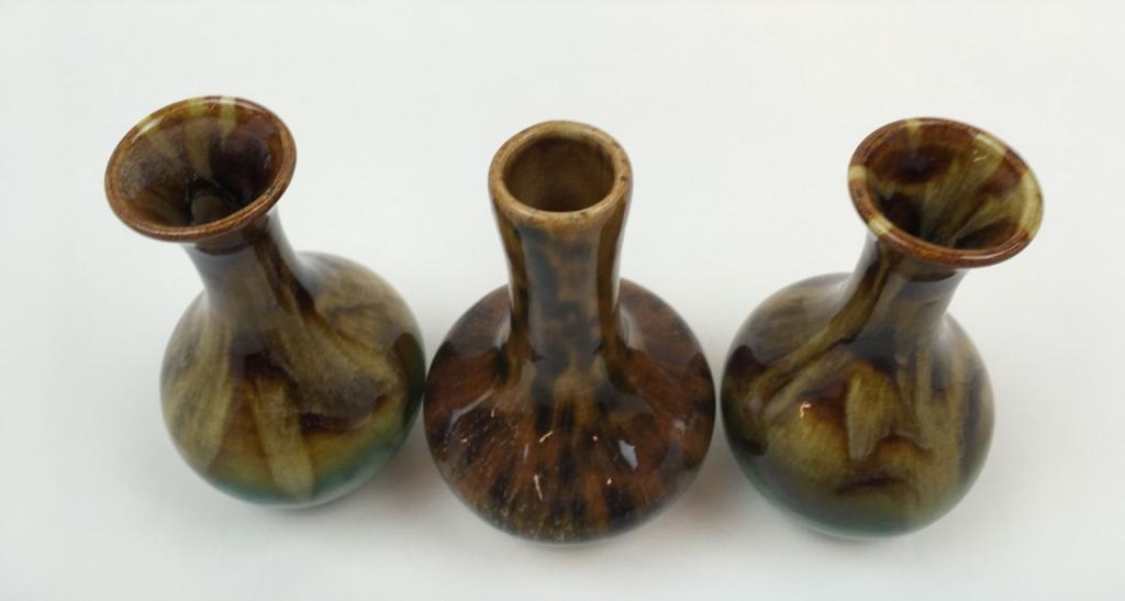 4 PCS OF CHINESE GLAZED POTTERY