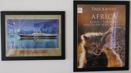 Pair Of Framed Travel Prints