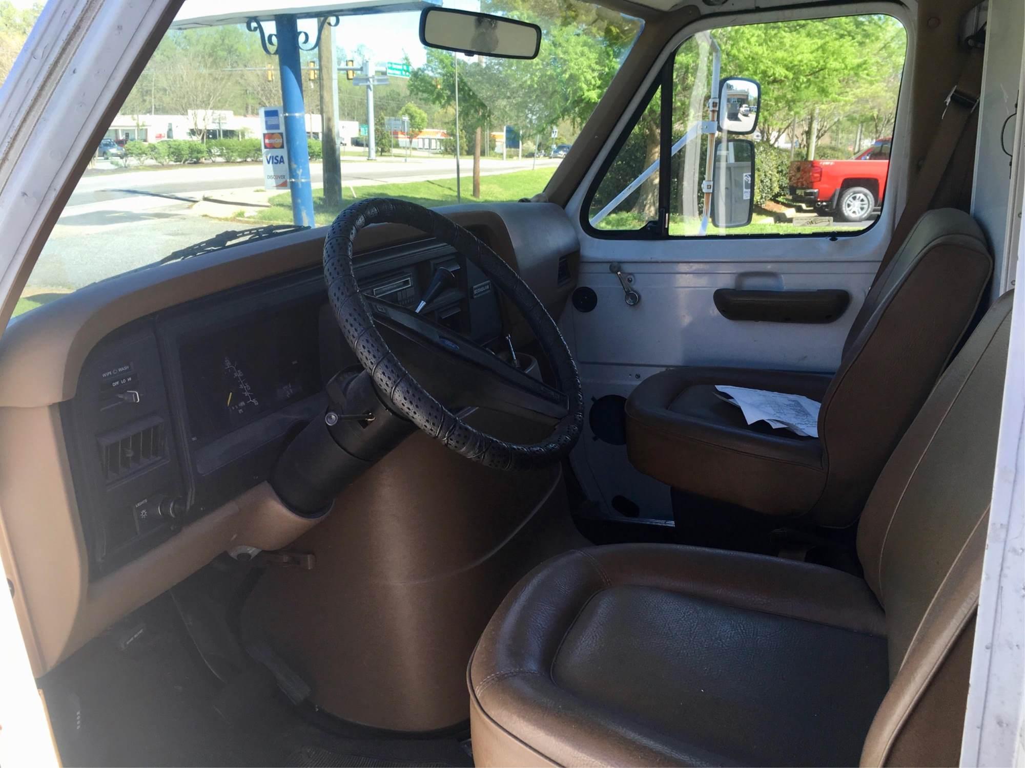 1989  FORD ECONOLINE 350 BOX TRUCK