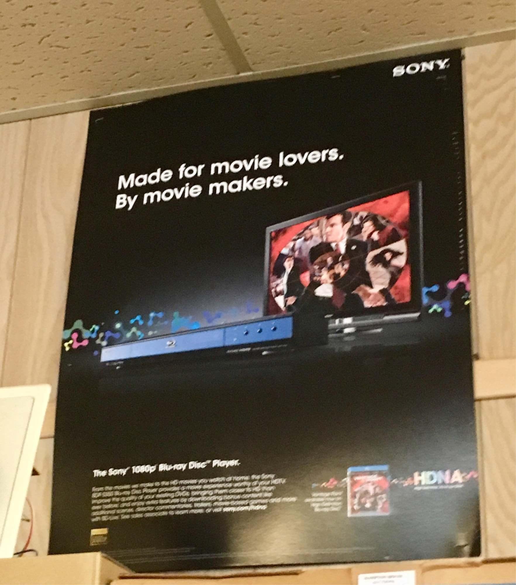 Sony Advertising Banner & Posters