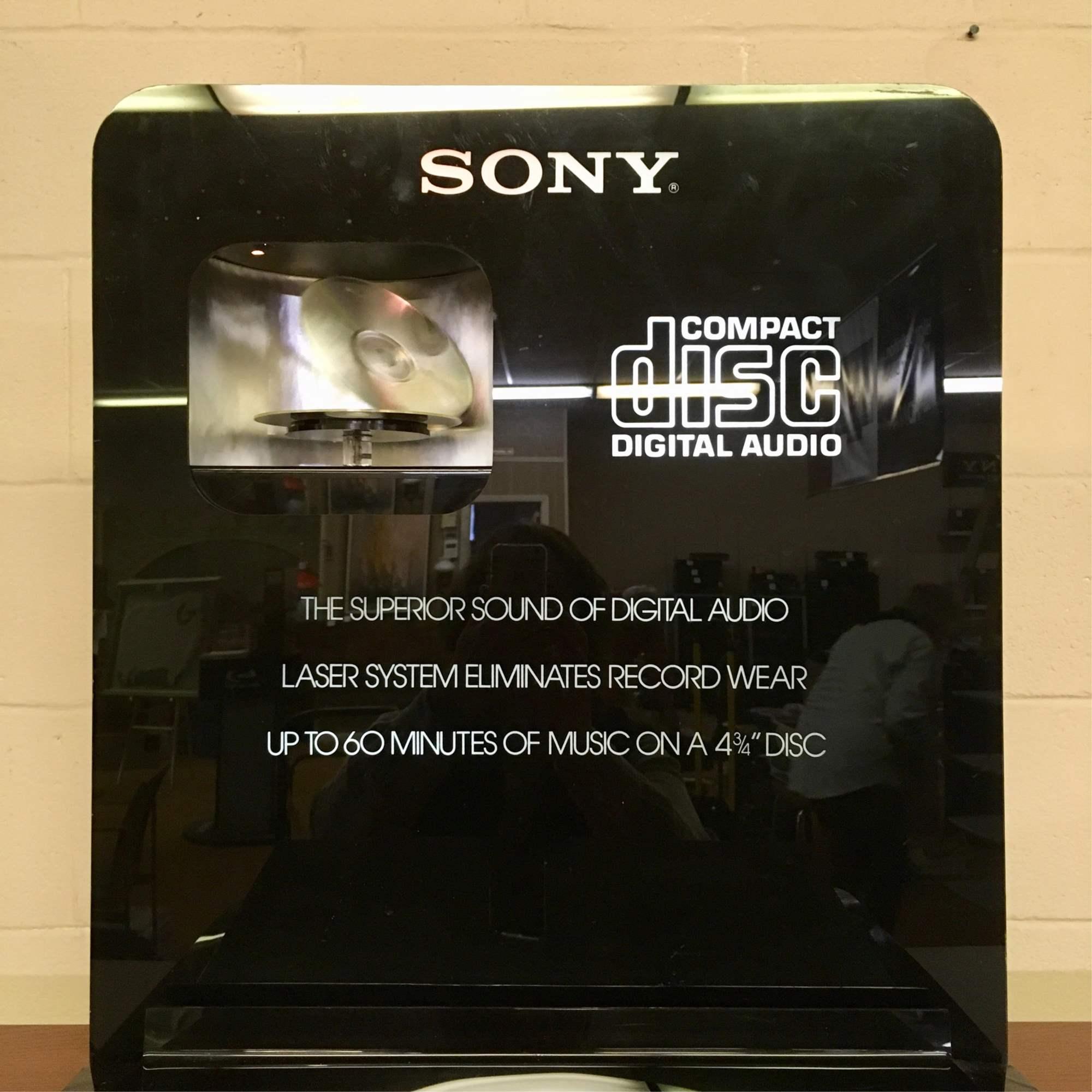 Sony Compact Disc Advertising Display