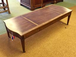 Coffee Table With Banded Top