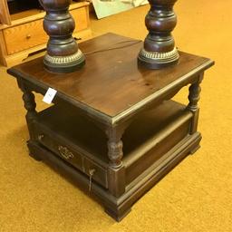 Wooden End Table