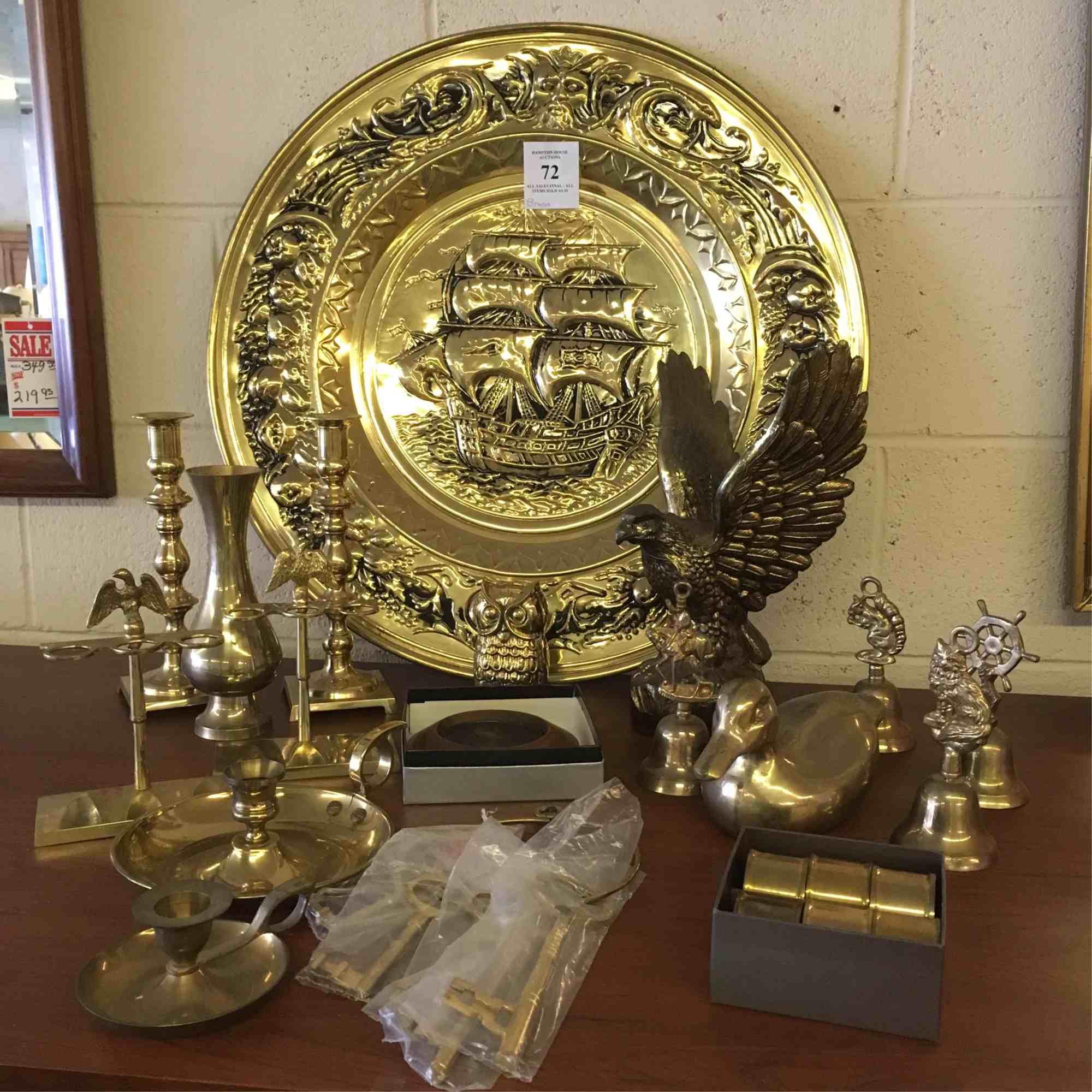 Large Assortment Of Brass Decoratives