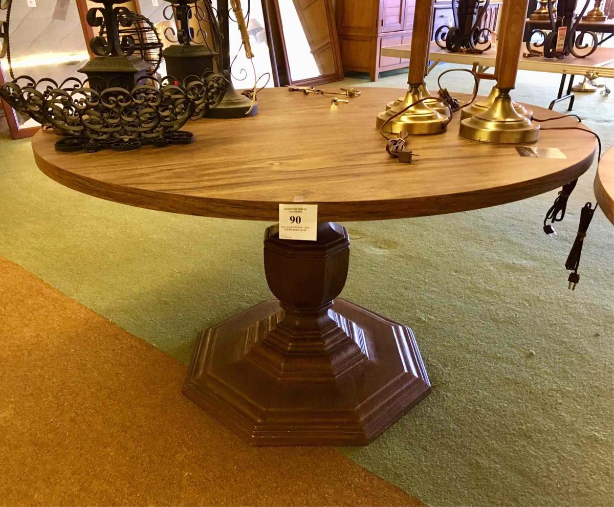 Octagonal Pedestal Table